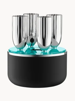 Scatola portaoggetti fatto a mano con flute da champagne Belvedere, set di 5