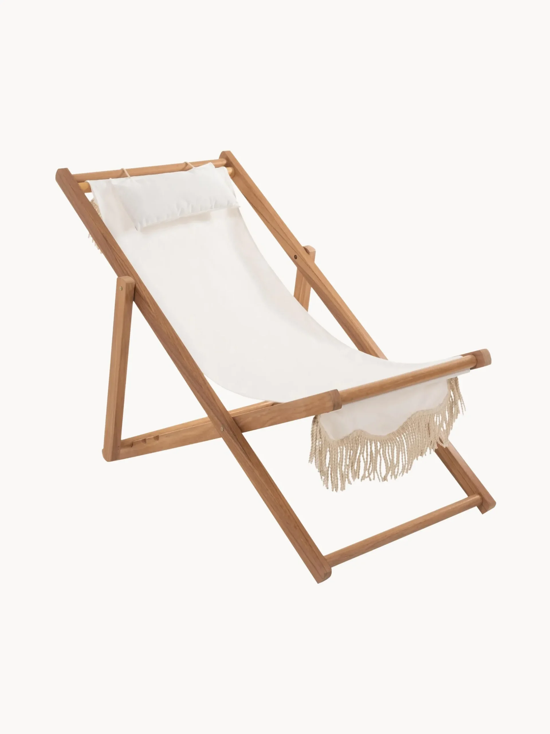 Sedia a sdraio pieghevole con frange Sling