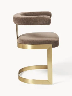 Sedia cantilever imbottita Gianni
