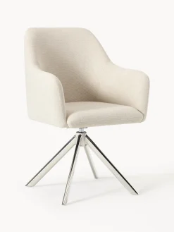 Sedia con braccioli girevole Isla