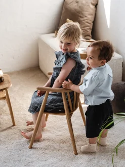 Sedia per bambini in legno di quercia fatta a mano Storm