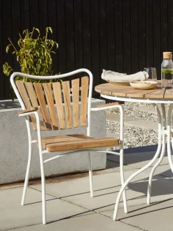 Sedie da giardino in legno di teak Ellen 2 pz