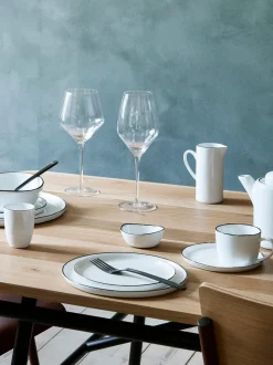 Servizio da tavola in porcellana fatto a mano Salt, 4 persone (16 pz)