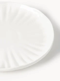 Servizio di piatti in porcellana con rilievo Sali, 4 persone (12 pz)