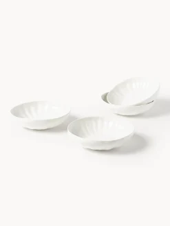 Servizio di piatti in porcellana con rilievo Sali, 4 persone (12 pz)