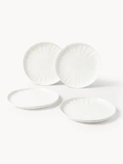 Servizio di piatti in porcellana con rilievo Sali, 4 persone (12 pz)