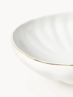 Servizio di piatti in porcellana con rilievo Sali, 4 persone (12 pz)