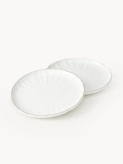 Servizio di piatti in porcellana con rilievo Sali, 4 persone (12 pz)