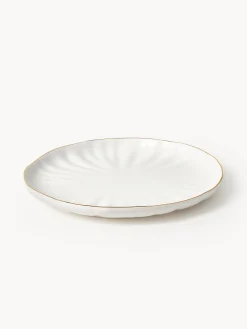 Servizio di piatti in porcellana con rilievo Sali, 4 persone (12 pz)