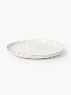 Servizio di piatti in porcellana con rilievo Sali, 4 persone (12 pz)