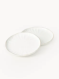 Servizio di piatti in porcellana con rilievo Sali, 4 persone (12 pz)
