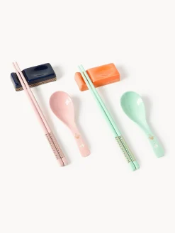 Servizio di stoviglie fatto a mano Asian, 2 persone, set da 10