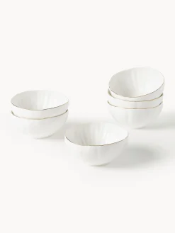 Servizio di stoviglie in porcellana con rilievo Sali, 6 persone (30 pz)