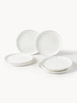 Servizio di stoviglie in porcellana con rilievo Sali, 6 persone (30 pz)
