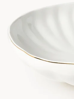 Servizio di stoviglie in porcellana con rilievo Sali, 6 persone (30 pz)