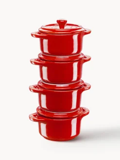 Set 4 casseruole Mini Cocotte