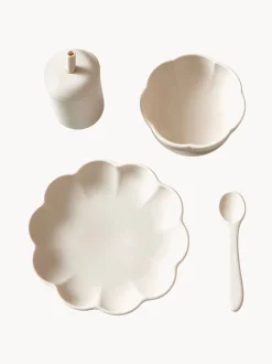 Set da pranzo per bambini in silicone Little Poppy, set da 4