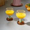Set di 2 bicchieri da vino fatti a mano Cantine