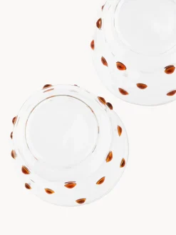 Set di 2 bicchieri in vetro borosilicato soffiato Nob