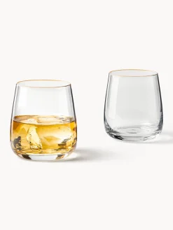 Set di 4 bicchieri in vetro soffiato Ellery