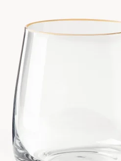 Set di 4 bicchieri in vetro soffiato Ellery