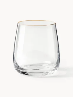 Set di 4 bicchieri in vetro soffiato Ellery
