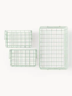 Set di 3 cestini in metallo The Baskets