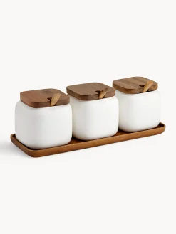 Set di contenitori con vassoio Essentials 4 pz