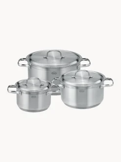 Set di 3 pentole in acciaio inossidabile Pureelements