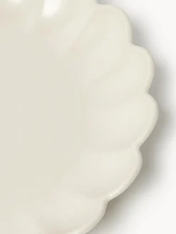 Set di 4 piatti da colazione a forma di fiore Sabina