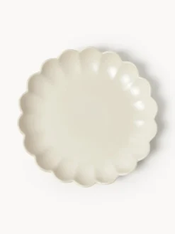 Set di 4 piatti da colazione a forma di fiore Sabina