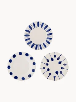 Set di 3 piatti da colazione dipinti a mano Linora