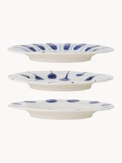 Set di 3 piatti da colazione dipinti a mano Linora