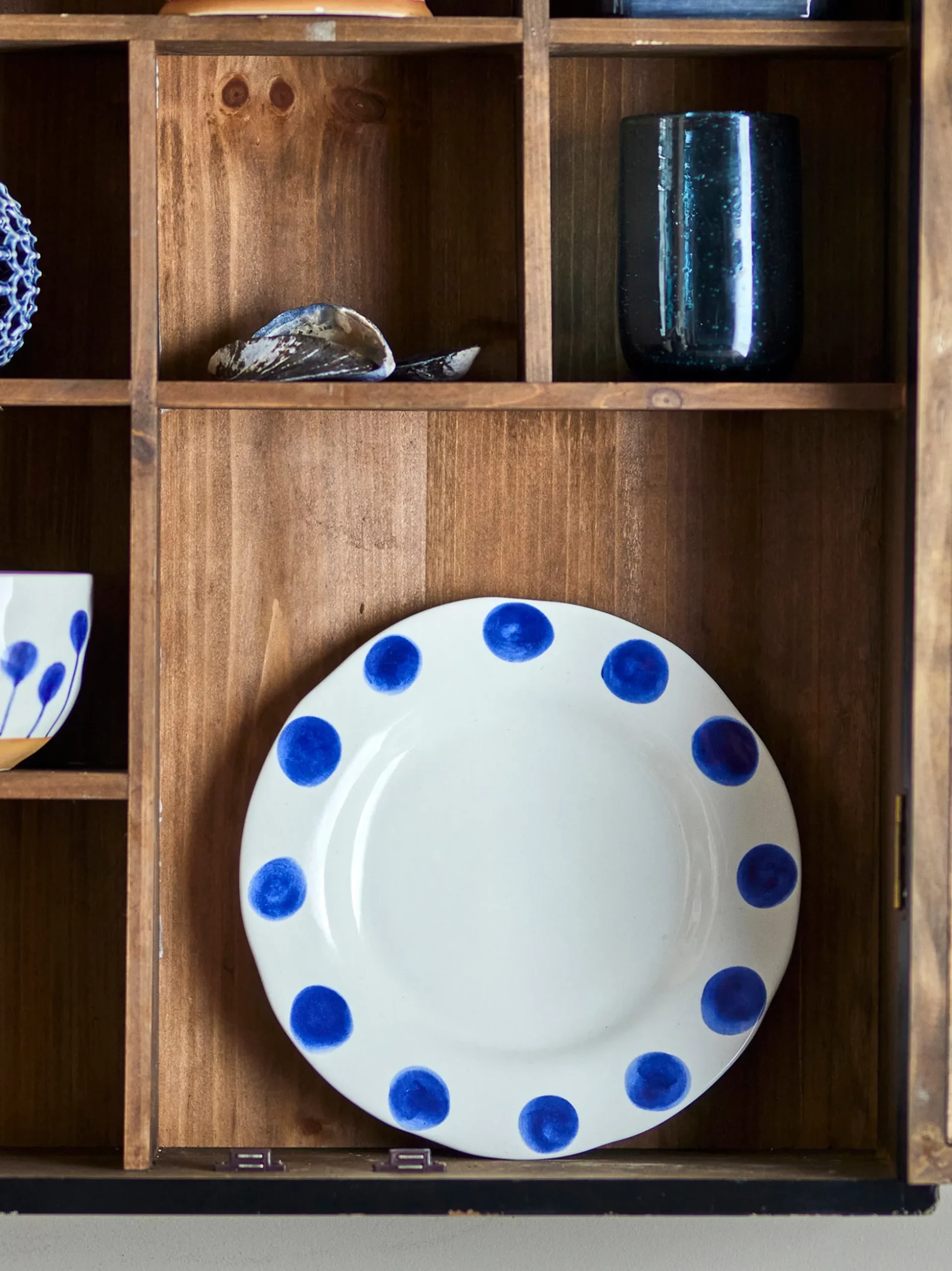 Set di 3 piatti da colazione dipinti a mano Linora