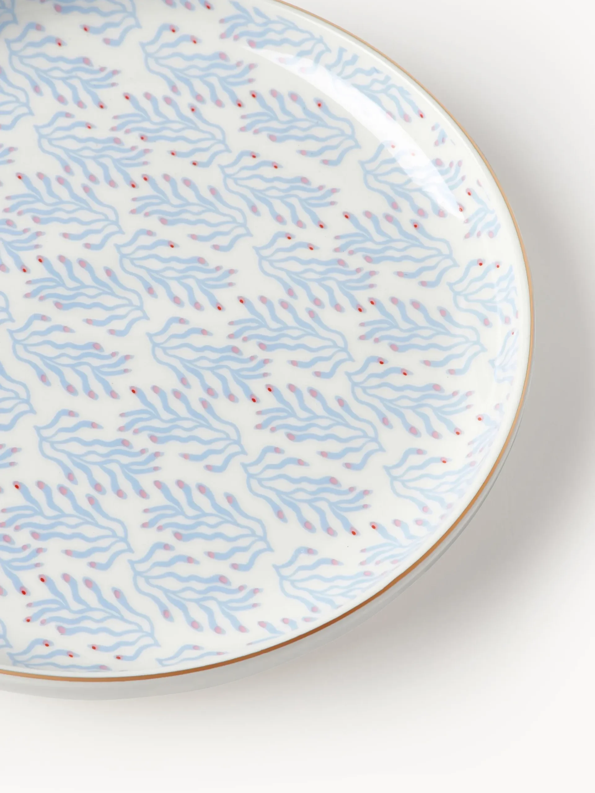 Set di 4 piatti da colazione Flamboyant