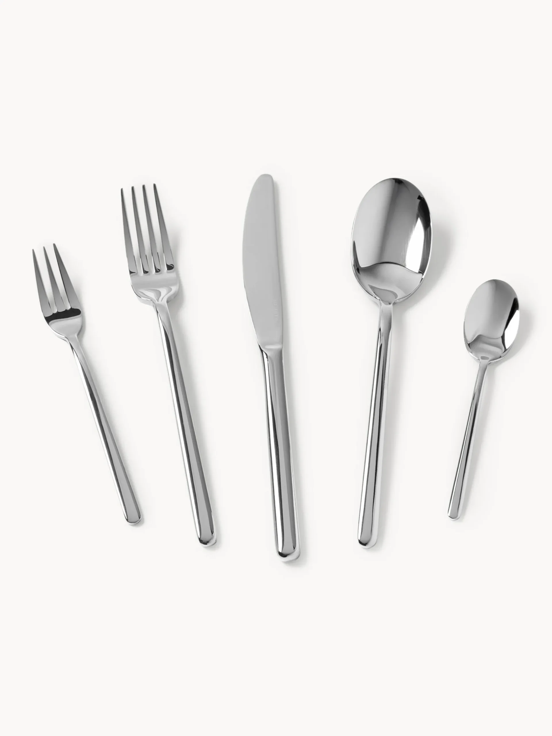 Set di posate lucide Loretta, varie misure