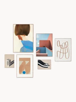 Set di 6 poster con cornice Artwall no. 19