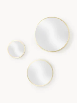 Set di 3 specchi rotondi da parete Ida