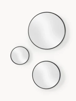 Set di 3 specchi rotondi da parete Ida