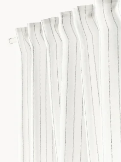Set di 2 tende semitrasparenti con multibanda Birch, larg. 130 cm