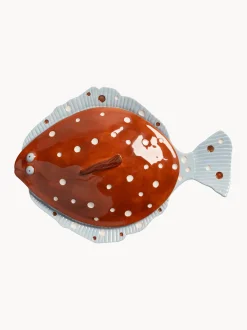 Set di 2 vassoi da portata fatti a mano con coperchio Tureen