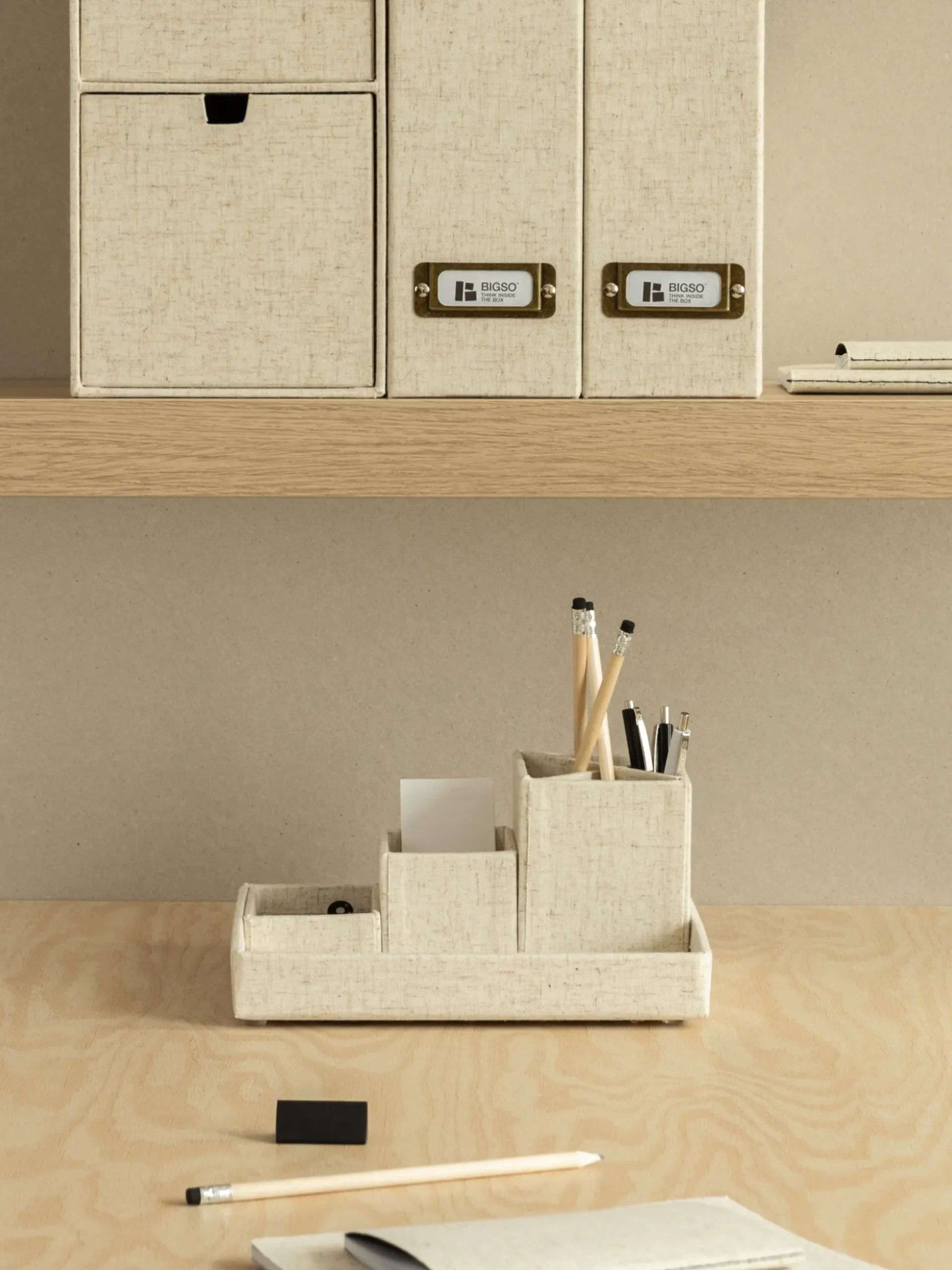 Set organizer da scrivania Lena 4 pz