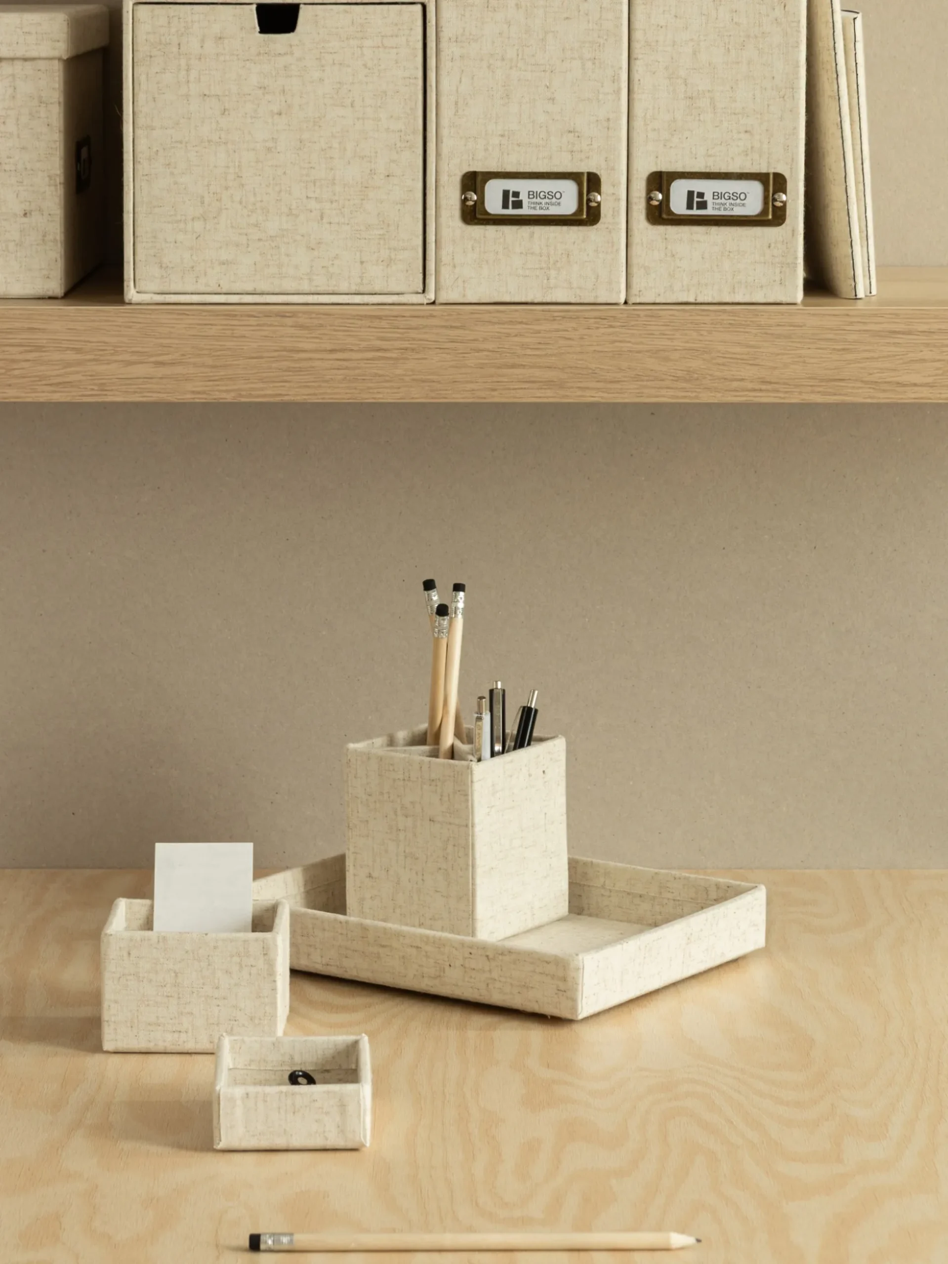 Set organizer da scrivania Lena 4 pz