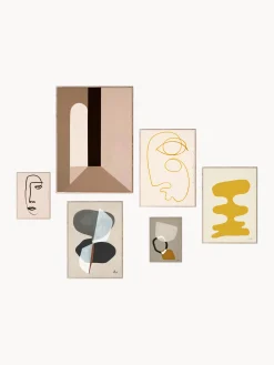 Set 6 poster con cornice Artwall No. 30
