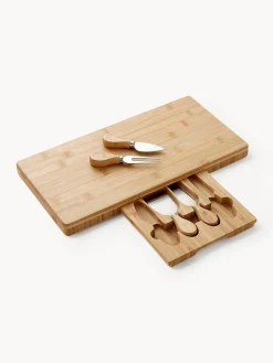 Set tagliere con coltelli per formaggi Fromagerie 5 pz