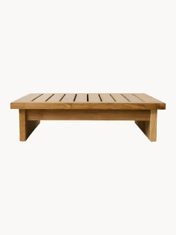 Sgabello da giardino in legno di teak Stracciatella