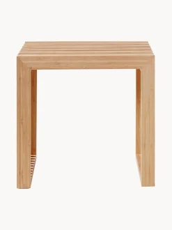 Sgabello in legno di bambù Rib