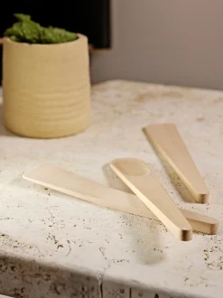 Spatola in legno di faggio Singles