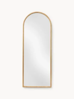 Specchio a figura intera con cornice in legno di quercia Levan