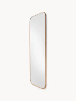 Specchio angolare da parete con cornice in legno di quercia Levan